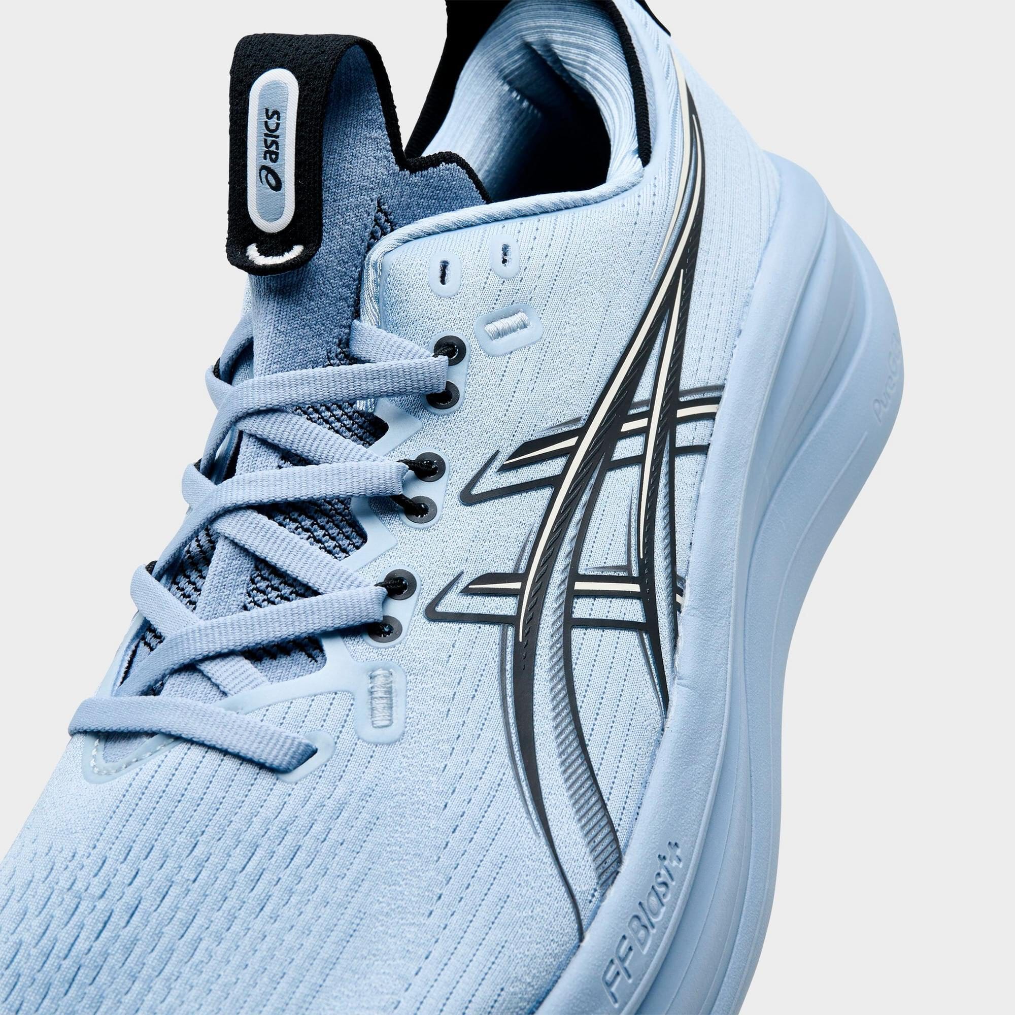 ASICS, Gel-Nimbus 28, 1011C127-402, Grey/Blue Black, M 10.5 ASICS GEL-Nimbus 28 Men main image 3