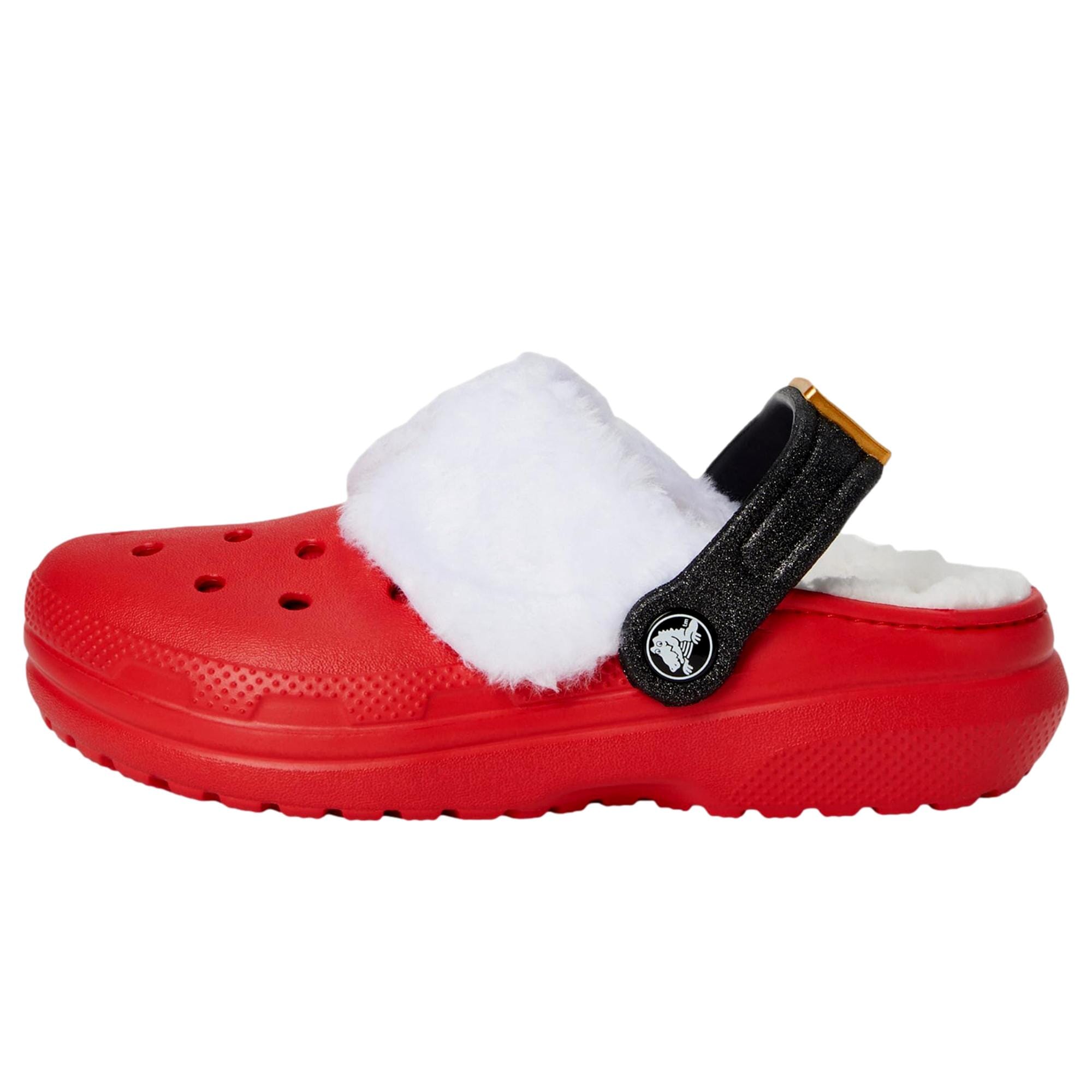 Crocs Santa Lined Clog Red / White 210931-6WE Pre-School Size 1Y
